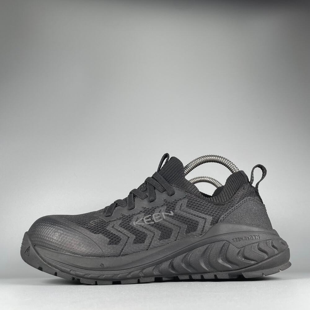Keen Arvada Shift Women's Size 7 Black Lace-Up Composite Toe Work Sneakers Shoes